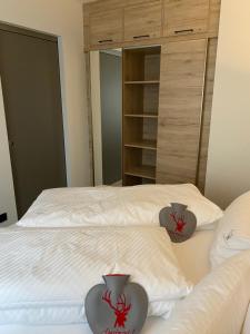 Postel nebo postele na pokoji v ubytování Apartment 1