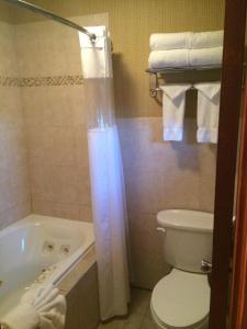 Ένα μπάνιο στο Pacer Inn & Suites Motel
