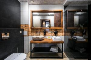 Vannituba majutusasutuses Stara Pravda Hotel - History