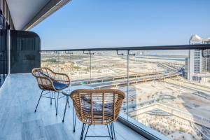 Balkón nebo terasa v ubytování RH- A Stylish Home Away from Home, Spacious 02 BR near Dubai Mall