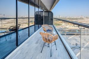 Balkón nebo terasa v ubytování RH- A Stylish Home Away from Home, Spacious 02 BR near Dubai Mall