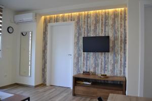 TV a/nebo společenská místnost v ubytování Apartman Alisa