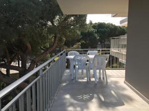 Balkón alebo terasa v ubytovaní Apartamento con terraza en la playa de La Fosca