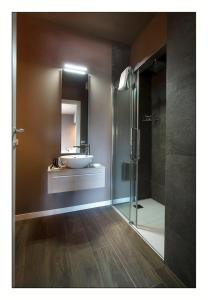 A bathroom at Il Rifugio del Risol