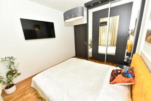 TV/trung tâm giải trí tại Grand Lux apartman