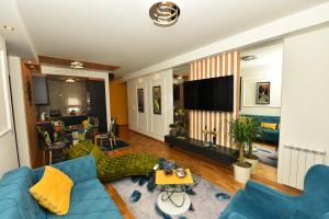 TV/trung tâm giải trí tại Grand Lux apartman