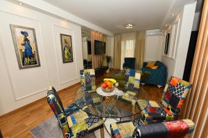TV/trung tâm giải trí tại Grand Lux apartman