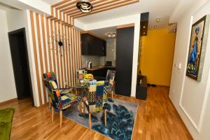 TV/trung tâm giải trí tại Grand Lux apartman