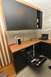 Nhà bếp/bếp nhỏ tại Grand Lux apartman