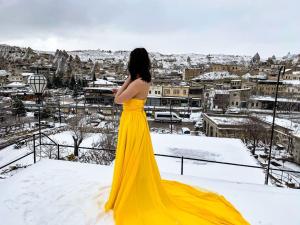 Cappadocia Caves Hotel v zimě