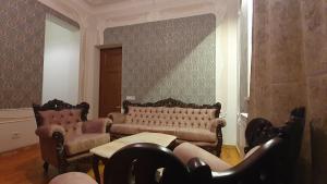 Posezení v ubytování JINJOTEL Gyumri