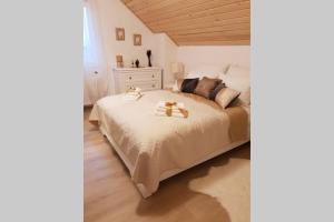 Postel nebo postele na pokoji v ubytování Villa Lady Di Plitvice