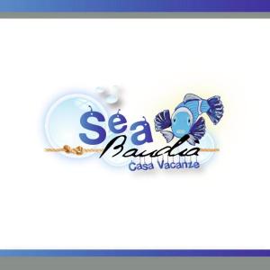 ein Logo für ein Fischrestaurant in der Unterkunft SeaBaudia 2 SENZA TERRAZZA in Sabaudia