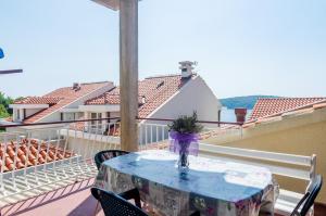 Balkón nebo terasa v ubytování Apartments Rašica Molunat