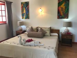 Postel nebo postele na pokoji v ubytování Hotel L'Ocean