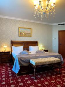 Cama o camas de una habitación en Grand Hotel Astrakhan