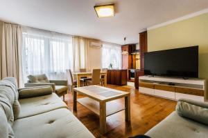 TV/trung tâm giải trí tại Apartament CZARNIECKIEGO