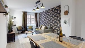 Et opholdsområde på Appartement 2 chambres La Commanderie