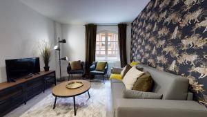 Et opholdsområde på Appartement 2 chambres La Commanderie