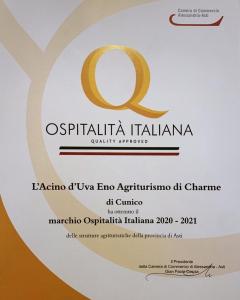 a medal for the olympics in italy at Enoagriturismo L' Acino d'Uva in Cunico