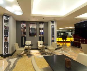 Khu vực ghế ngồi tại c-hotels Rubens