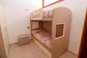 Giường trong phòng chung tại Casa Vacanze Gran Sasso