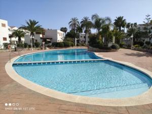 The swimming pool at or close to Dafne's Beach