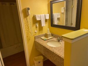 Koupelna v ubytování Dilley executive inn