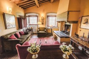 אזור ישיבה ב-La Veronica Exclusive Chianti Resort
