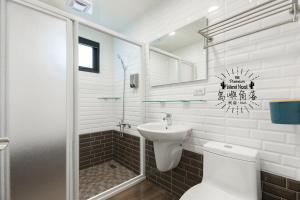 Ένα μπάνιο στο Island Nook B&B