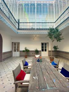 Istumisnurk majutusasutuses LA CASA CUADRADA