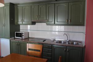 Kuchyň nebo kuchyňský kout v ubytování Apartamentos NOGUERA de ALBARRACÍN