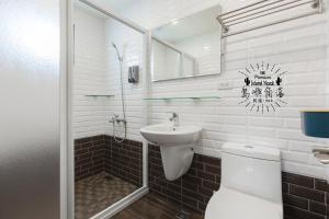 Ένα μπάνιο στο Island Nook B&B