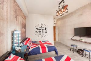 Μια τηλεόραση ή/και κέντρο ψυχαγωγίας στο Island Nook B&B