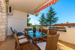 Balkón nebo terasa v ubytování Apartment in Dramalj 41606