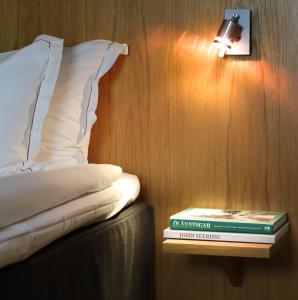 Voodi või voodid majutusasutuse Hotell Borgholm toas