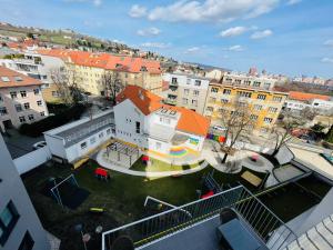 Budova, v ktorej sa apartmán nachádza