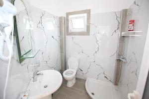 Koupelna v ubytování Hotel Real
