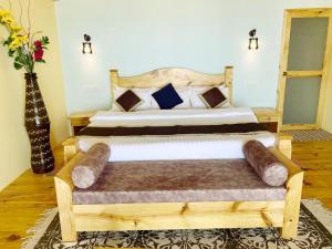 Postel nebo postele na pokoji v ubytování Agonda Serenity Beach Villa