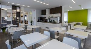Kuchyň nebo kuchyňský kout v ubytování Hotel San Carlo