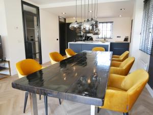 Posezení v ubytování Villa Vermeer