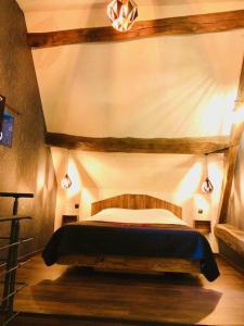 Postel nebo postele na pokoji v ubytování Domaine de Vandenesse & Spa