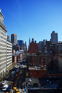 Nespecifikovaný výhled na destinaci New York nebo výhled na město při pohledu z hotelu