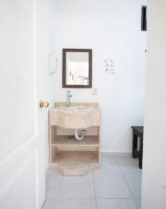 Koupelna v ubytování Hotel Casa Ariana