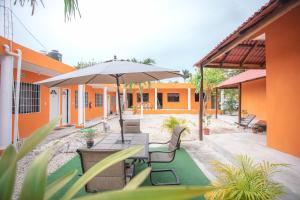 Patio nebo venkovní prostory v ubytování Hotel Casa Ariana