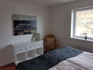 En eller flere senger på et rom på Stykkjastova - view and positioning