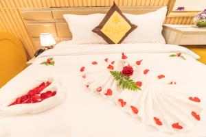 Postel nebo postele na pokoji v ubytování Anasia Hotel
