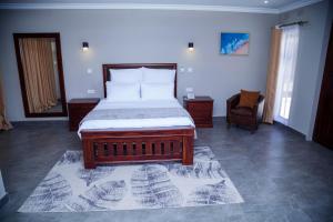 Llit o llits en una habitació de Unji Lodge