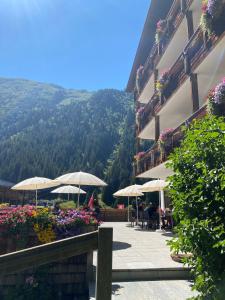 Nespecifikovaný výhled na hory nebo výhled na hory při pohledu z hotelu