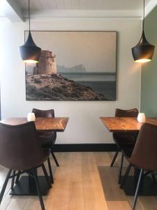 Posezení v ubytování B&B Rosselaer